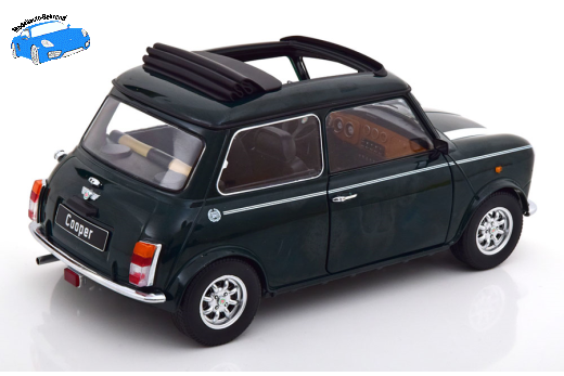 Mini Cooper Sunroof LHD 1997 dunkelgrün / weiß | KK-Scale | 1:12