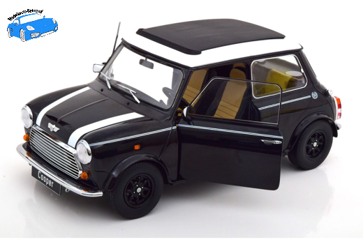 Mini Cooper Sunroof LHD 1997 schwarz-metallic / weiß | KK-Scale | 1:12