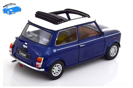 Mini Cooper Sunroof LHD 1997 blaumetallic / weiß | KK-Scale | 1:12
