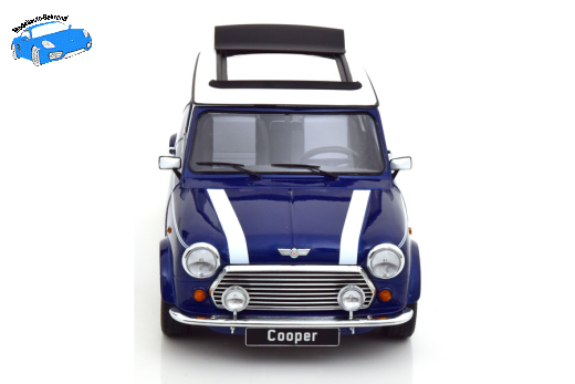 Mini Cooper Sunroof LHD 1997 blaumetallic / weiß | KK-Scale | 1:12