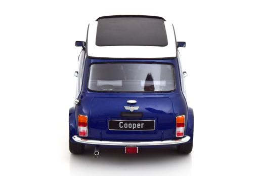 Mini Cooper Sunroof LHD 1997 blaumetallic / weiß | KK-Scale | 1:12