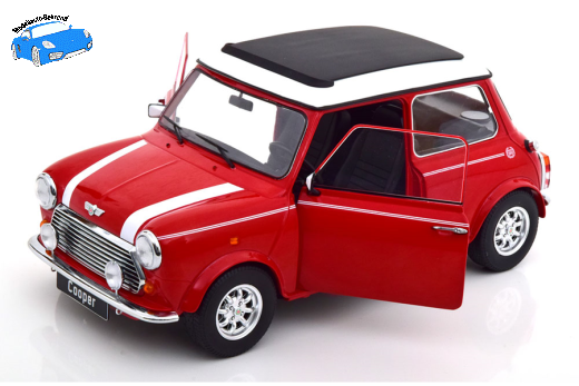 Mini Cooper Sunroof LHD 1997 rot / weiß | KK-Scale | 1:12