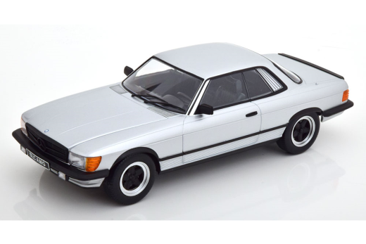 Mercedes 500 SLC 6.0 AMG C107 1985 silber/matt-schwarz | KK-Scale | 1:18