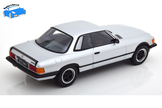 Mercedes 500 SLC 6.0 AMG C107 1985 silber/matt-schwarz | KK-Scale | 1:18