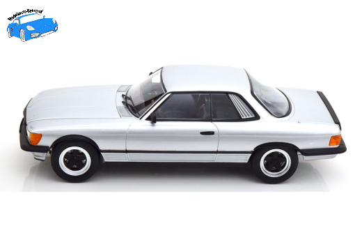 Mercedes 500 SLC 6.0 AMG C107 1985 silber/matt-schwarz | KK-Scale | 1:18