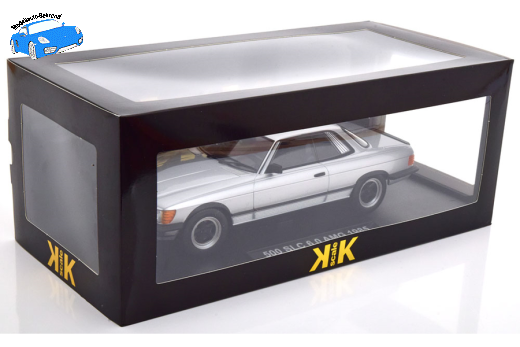 Mercedes 500 SLC 6.0 AMG C107 1985 silber/matt-schwarz | KK-Scale | 1:18