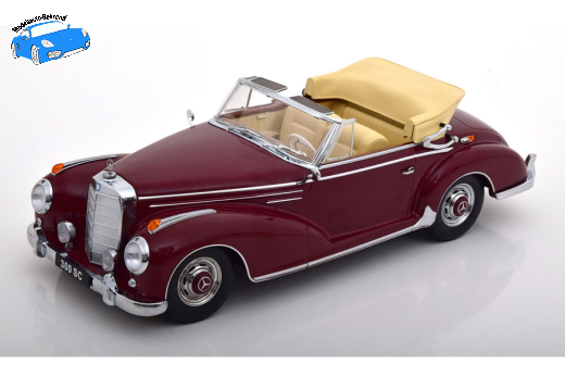 Mercedes 300 SC W188 Cabrio 1957 dunkelrot | KK-Scale | 1:18