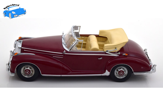 Mercedes 300 SC W188 Cabrio 1957 dunkelrot | KK-Scale | 1:18