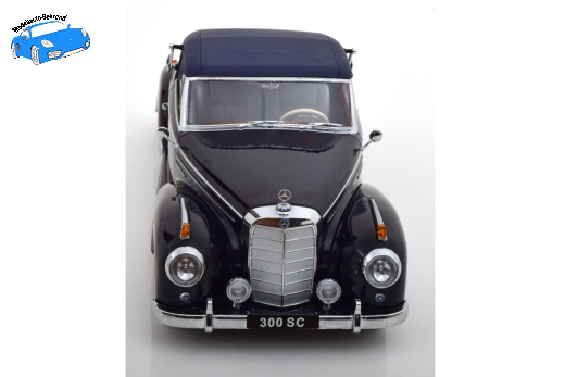 Mercedes 300 SC W188 Cabrio Softtop 1957 dunkelblau | KK-Scale | 1:18