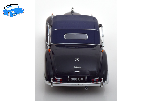 Mercedes 300 SC W188 Cabrio Softtop 1957 dunkelblau | KK-Scale | 1:18