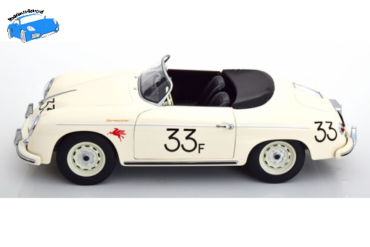 Porsche 356 A Speedster No.33 1955 weiß | KK-Scale | 1:12