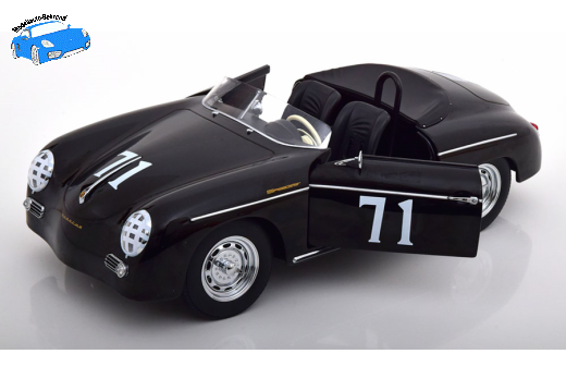 Porsche 356 A Speedster No.71 1955 schwarz | KK-Scale | 1:12