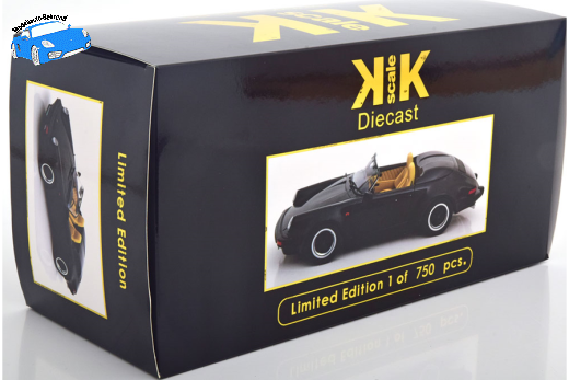 Porsche 911 Speedster 1989 schwarz | KK-Scale | 1:18