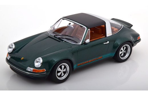 Singer Porsche 911 Targa dunkelgrün-metallic | KK-Scale | 1:18