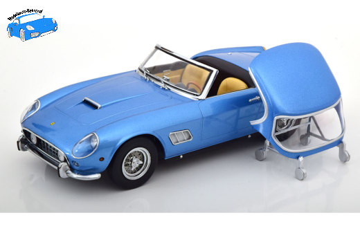 Ferrari 250 GT California Spyder mit Hardtop 1960 hellblau-metallic | KK-Scale | 1:18