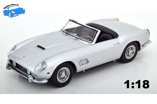 Ferrari 250 GT California Spyder mit Hardtop 1960 silber | KK-Scale | 1:18