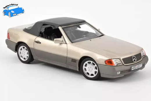 Mercedes-Benz 500 SL 1989 Rauchsilber metallic | Norev | 1:18