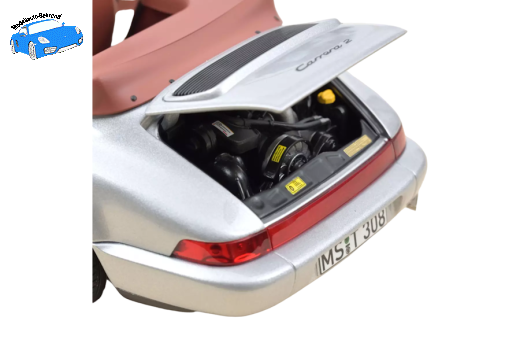 Porsche 911 Carrera 2 Cabrio 1990 silber | Norev | 1:18