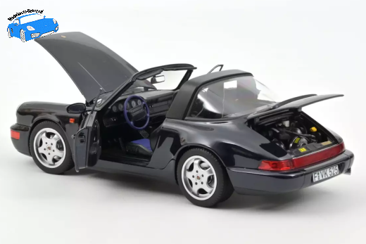 Porsche 911 Carrera 2 Targa 1991 blau metallic | Norev | 1:18
