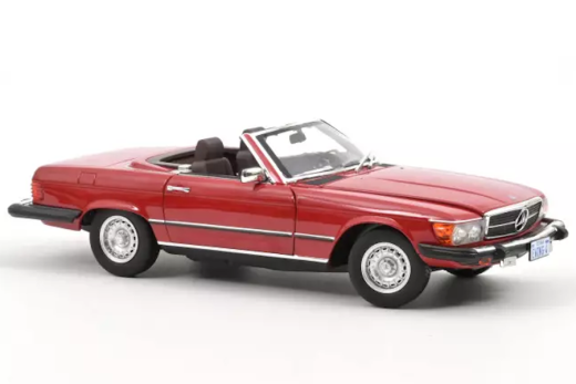 Mercedes-Benz 450 SL (US version) 1979 rot | Norev | 1:18