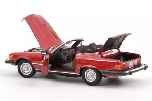 Mercedes-Benz 450 SL (US version) 1979 rot | Norev | 1:18