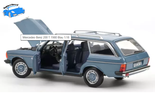 Mercedes-Benz 200 T 1980 blau | Norev | 1:18