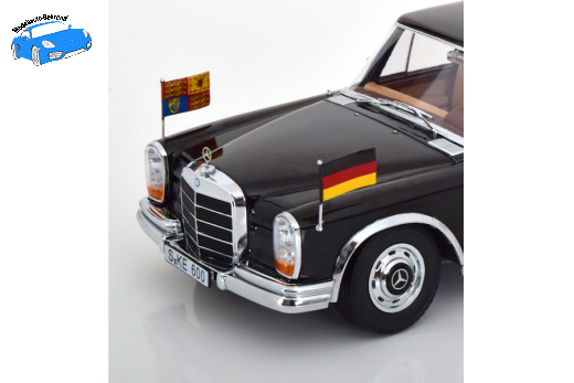 Mercedes 600 W100 Landaulet 1965 schwarz | KK-Scale | 1:18