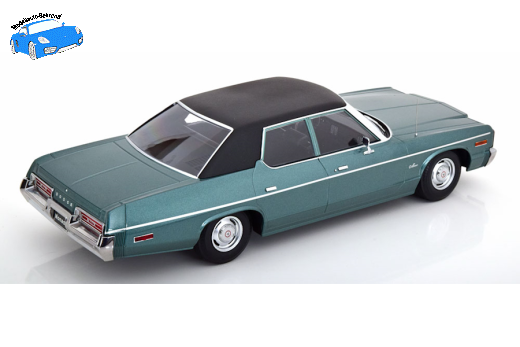 Dodge Monaco Vinyl Dach 1974 grünmetallic/schwarz | KK-Scale | 1:18