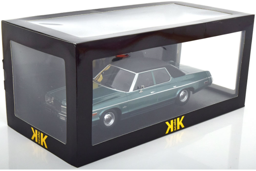 Dodge Monaco Vinyl Dach 1974 grünmetallic/schwarz | KK-Scale | 1:18