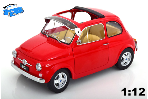 Fiat 500 F Custom 1968 rot | KK-Scale | 1:12