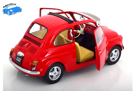 Fiat 500 F Custom 1968 rot | KK-Scale | 1:12