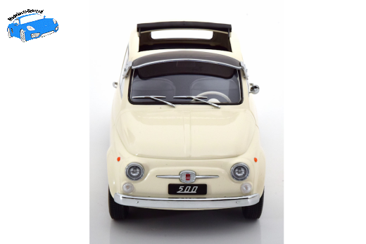 Fiat 500 F Custom 1968 creme | KK-Scale | 1:12