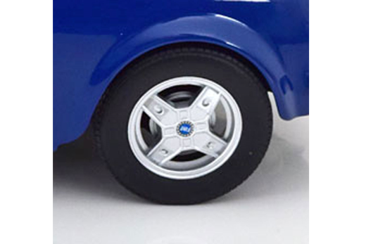 Fiat 500 F Custom 1968 dunkelblau | KK-Scale | 1:12