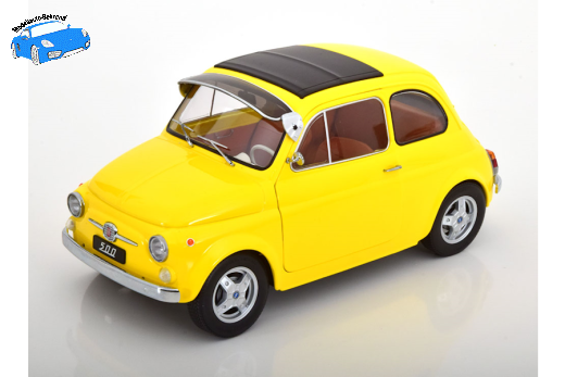 Fiat 500 F Custom 1968 gelb | KK-Scale | 1:12