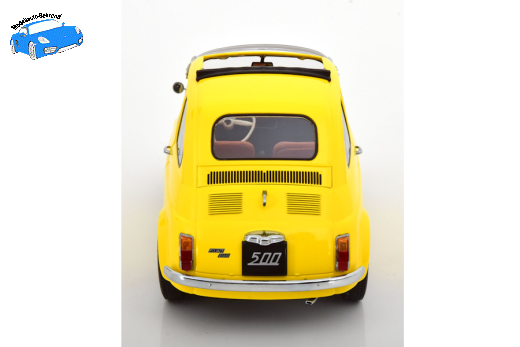 Fiat 500 F Custom 1968 gelb | KK-Scale | 1:12