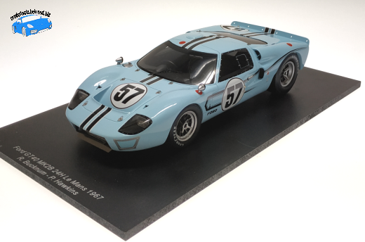 FORD GT40 MK II B 24H LE MANS 1967 BUCKNUM / HAWKINS # 57 Spark 1:18