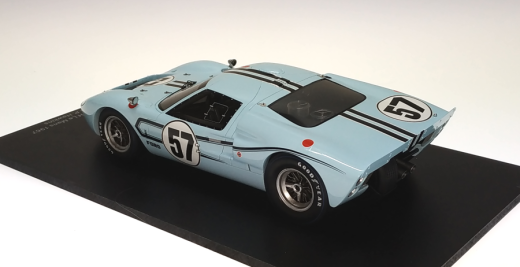 FORD GT40 MK II B 24H LE MANS 1967 BUCKNUM / HAWKINS # 57 Spark 1:18