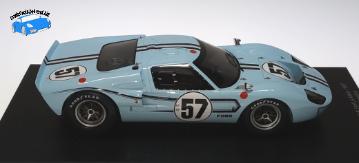 FORD GT40 MK II B 24H LE MANS 1967 BUCKNUM / HAWKINS # 57 Spark 1:18