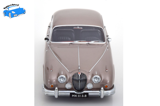 Jaguar MK II 3.8 LHD 1959 pearl-silber | KK-Scale | 1:18