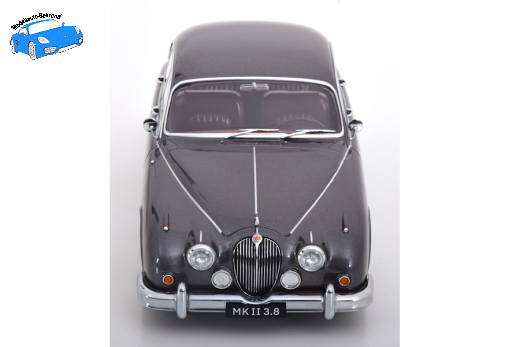 Jaguar MK II 3.8 LHD 1959 dunkelgrau-metallic | KK-Scale | 1:18