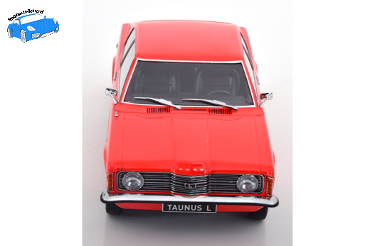 Ford Taunus L Coupe 1971 hellrot | KK-Scale | 1:18