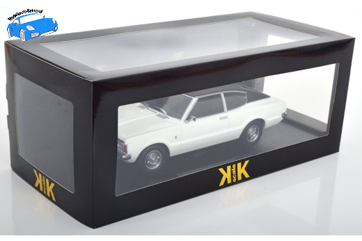 Ford Taunus GT Coupe mit Vinyldach 1971 weiß/mattschwarz | KK-Scale | 1:18
