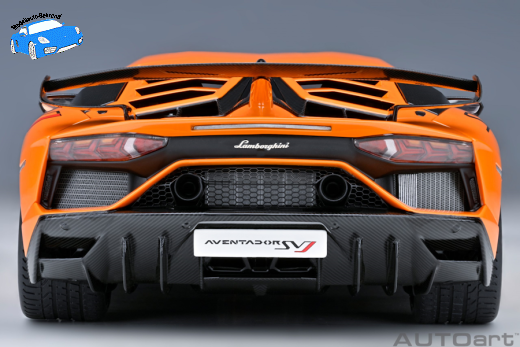 Lamborghini Aventador SVJ 2018 arancio atlas | Autoart | 1:18
