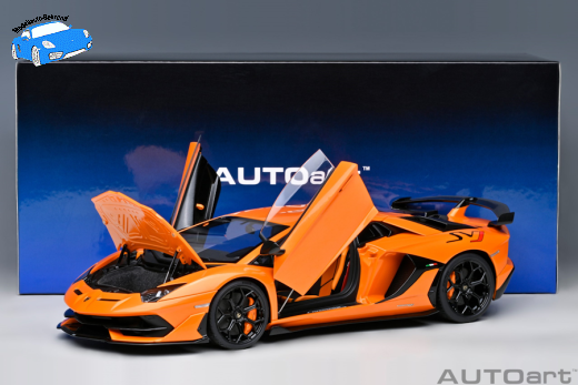 Lamborghini Aventador SVJ 2018 arancio atlas | Autoart | 1:18