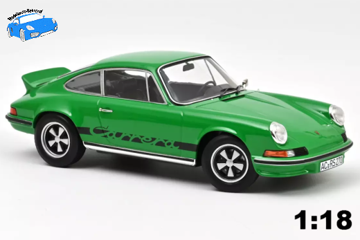 Porsche 911 RS 1973 grün mit schwarzer Deko | Norev | 1:18