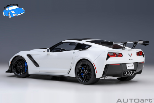 Chevrolet Corvette C7 ZR1 2019 Arctic White | Autoart | 1:18