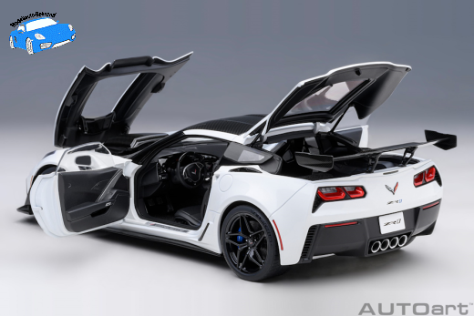 Chevrolet Corvette C7 ZR1 2019 Arctic White | Autoart | 1:18