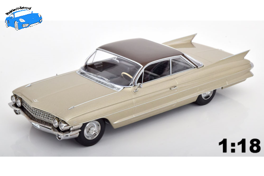 Cadillac Series 62 Coupe DeVille 1961 beigemetallic/braunmetallic | KK-Scale | 1:18