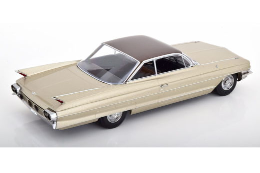 Cadillac Series 62 Coupe DeVille 1961 beigemetallic/braunmetallic | KK-Scale | 1:18