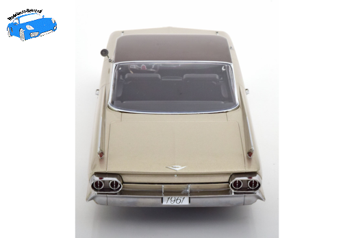 Cadillac Series 62 Coupe DeVille 1961 beigemetallic/braunmetallic | KK-Scale | 1:18